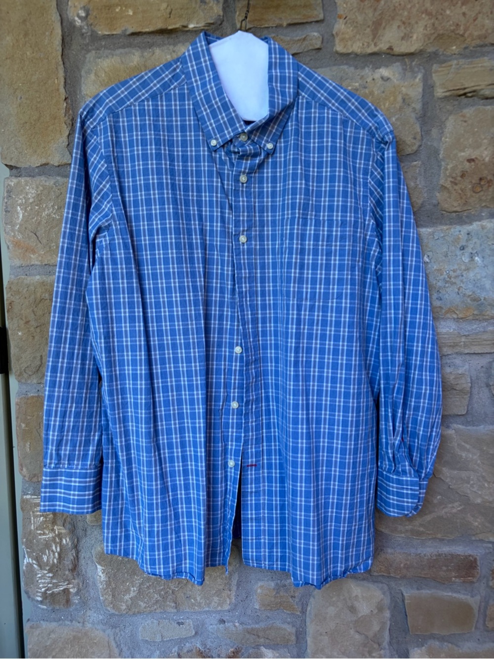 Daniel Cremieux Blue Plaid Button-Down Shirt